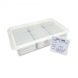 보존식용기사각(PVC6P/Set)