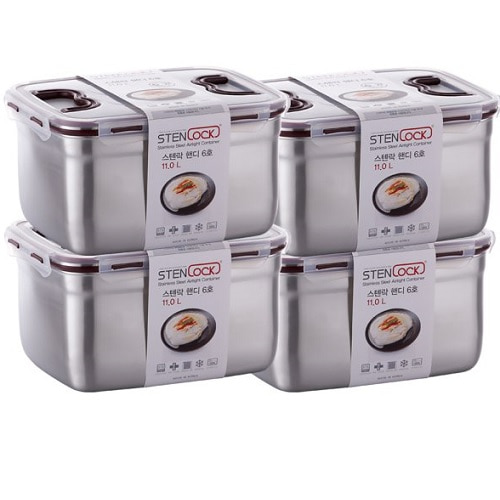 반찬통/스텐락핸디 김치통