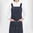 Stylish H형 단색 앞치마(데님/네이비)