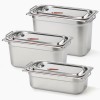 밀폐용기스텐(김치통) 3.8L/5.5L/7.5L(325×176×높이mm)