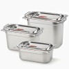 밀폐용기스텐(김치통) 2.6L/4L/5L(265×162×높이mm)