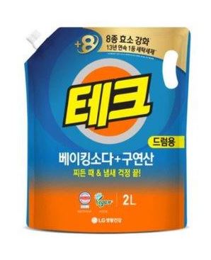 테크액체세제 드럼용 2L
