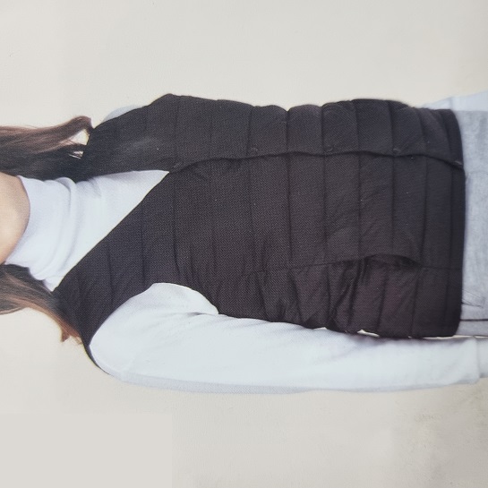 겨울용 방한조끼 웰론 패딩조끼/경량 브이넥